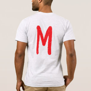 Modern Monogram Initial Replace Add Yours T-Shirt