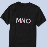 Modern Monogram Initials Drop Shadow