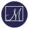 Modern Monogram M Stickers