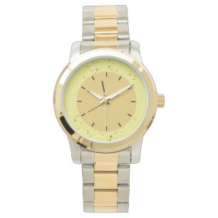 Modern Monogram Men's Silver & Gold Watch