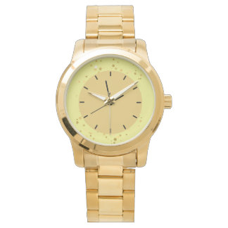 Modern Monogram Men's Wrist Gold Watch
