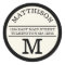 Modern Monogram Personal Round Address Label