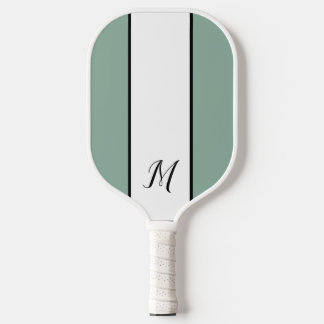 Modern Monogram Personalised Classic Monogram  Pickleball Paddle