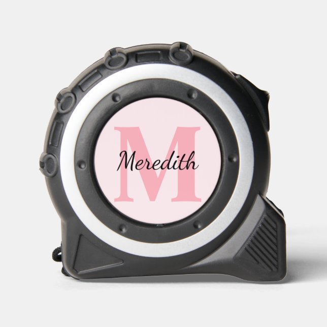 Modern Monogram Personalised Name Pink 1 (Front)