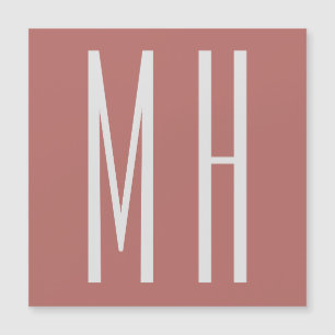 Modern Monogram Professional Plain Minimalist