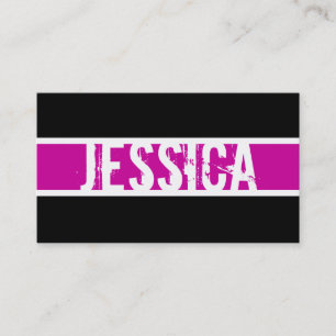 Modern Monogram Profile Card