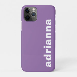 Modern Monogram Purple Case-Mate iPhone Case