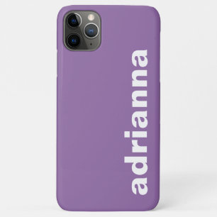 Modern Monogram Purple Case-Mate iPhone Case