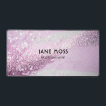 Modern, Monogram, Salon, Glitter (Imitate) Desk Mat<br><div class="desc">Modern,  Monogram,  Salon,  Glitter (Imitate) Design. Customer specific,  edit your name in seconds.</div>