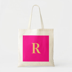Modern Monogram Simple Tote Bag