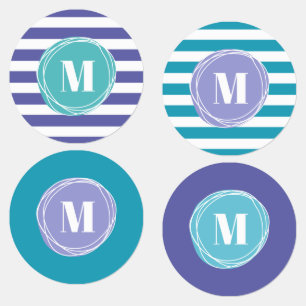 Modern Monogram Stripes 