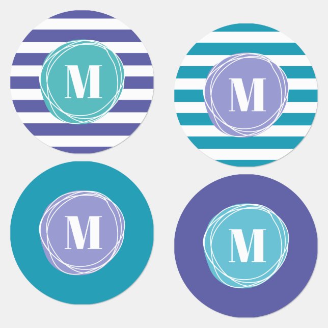 Modern Monogram Stripes  (Group)