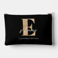 Modern Monogrammed Initial E & Name Personalised