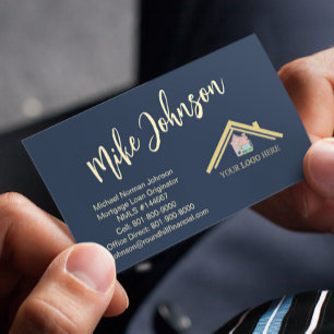 Modern Mortgage Professional Logo QR Code     Business Card