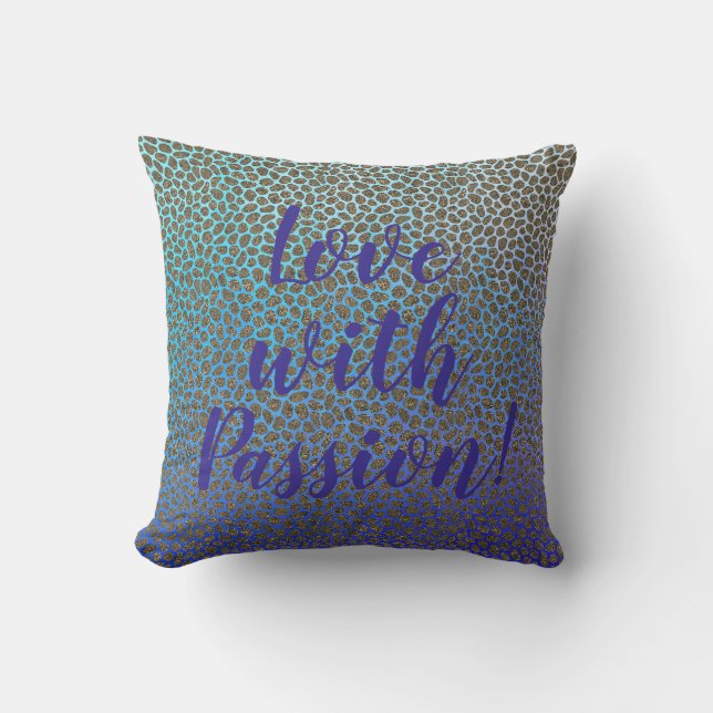 Modern Mosaic Animal Print Cushion (Front)