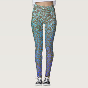 Modern Mosaic Animal Print Leggings