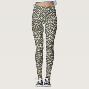 Modern Mosaic Animal Print Leggings