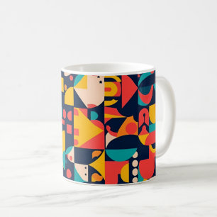 Modern Mosaic – Bold Abstract Art Coffee Mug