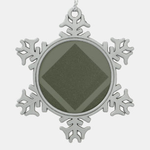 Modern Moss Diamond Ornament – Customisable