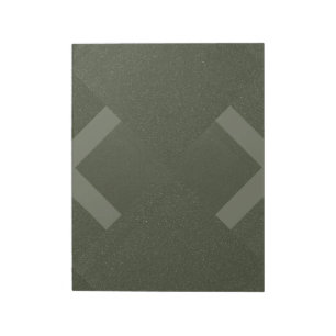 Modern Moss Green Chevrons Notepad – Customisable