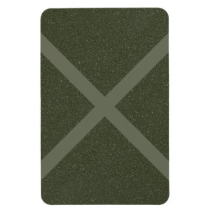 Modern Moss Green Custom Magnet X Design