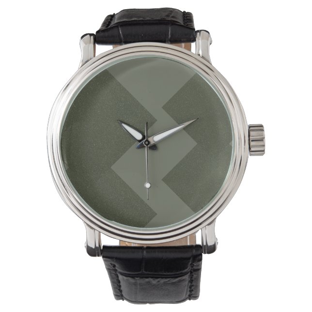 Modern Moss Green eWatch Face Watch (Front)