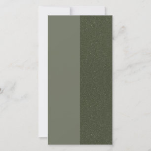 Modern Moss Green Flat Card with Texture (Custom)