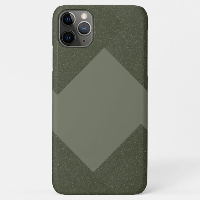 Modern Moss Green iPhone Case (Back)