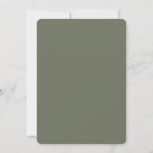 Modern Moss Green Rounded Card – Customizable