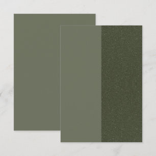 Modern Moss Green Split Card – Customisable