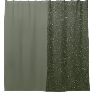 Modern Moss Green Split Curtain – Customisable
