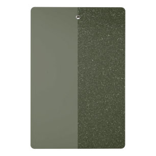 Modern Moss Green Split Mini Clipboard – Customise
