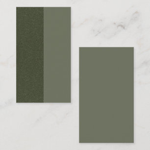 Modern Moss Green Vertical Discount Card - Custom