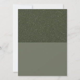 Modern Moss Split Flat Card — Customisable