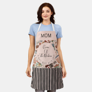 Modern, Mothers Day, Queen of The Kitchen, Trendy Apron