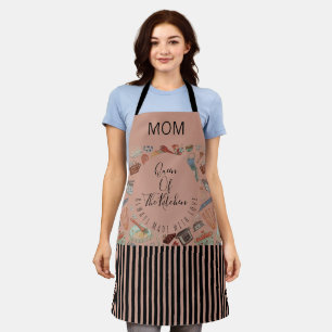 Modern, Mothers Day, Queen of The Kitchen, Trendy Apron