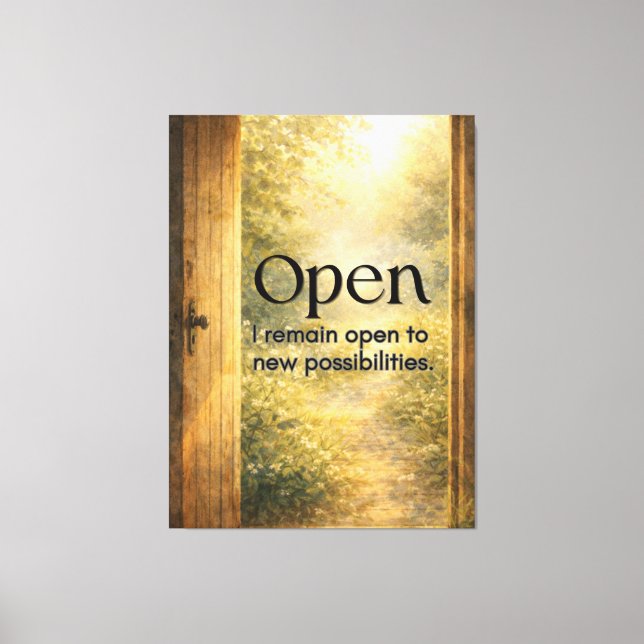 Modern Motivational Canvas Art Print Home Decor (Front)