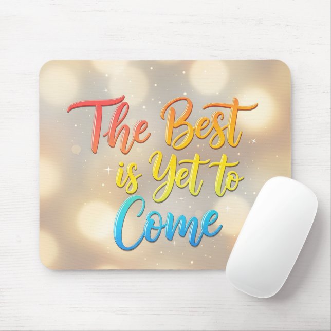 Modern Motivational Desk Decor - Vibrant Gradient  Mouse Pad (With Mouse)