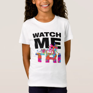 Modern Motivational Pink Triathlon Girl Sport  T-Shirt