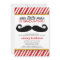 Modern Moustache Boy Graduation Invitation