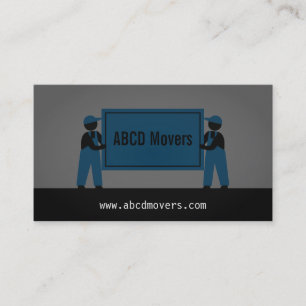 Modern Mover Moving Services Logistics Company Business Card