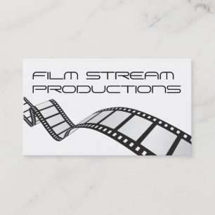 Modern Movie Director Film Producer Business Card