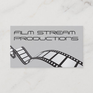 Modern Movie Director Film Producer Business Card