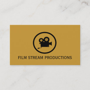 Modern Movie Director Film Producer Business Card