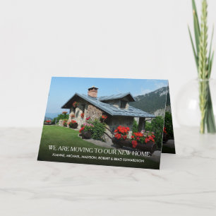 Modern moving to New Home photo Announcement