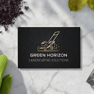 Modern Mowing Business Card for Lawn Care