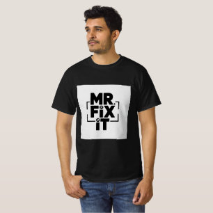  Modern Mr. Fix It Logo T-Shirt
