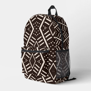 Modern Mudcloth Printed Backpack