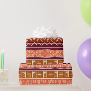 Modern Mudcloth Wrapping Paper