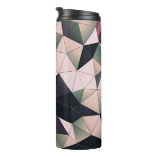 Modern Multi-Colour Polygons Thermal Tumbler